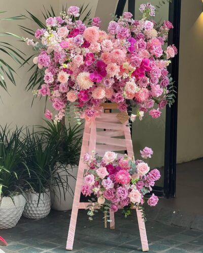 Kệ Hoa Khai Trương Thành Công - BBKHKT1