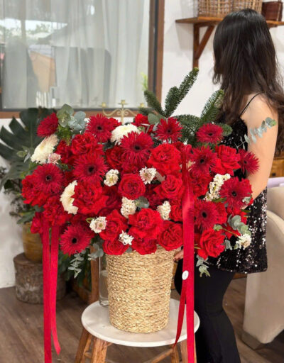 Lẵng Hoa Khai Trương - Khởi Đầu Mới Rực Rỡ BBLHKT2