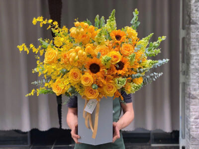 Lẵng hoa khai trương - Bình An Đầu Năm BBLHKT4