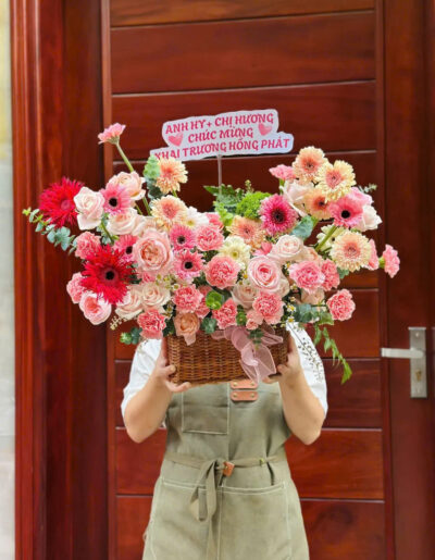 Giỏ Hoa Phát Tài - BBGHKT4